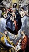 The Virgin and Child with St Martina and St Agnes GRECO, El